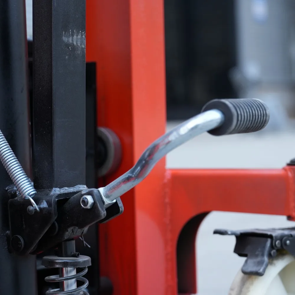 Ton Hydraulic Manual Pallet Stacker Factory Direct Hand Forklift Lift Economic Manual Stacker For Warehouse Material Handling