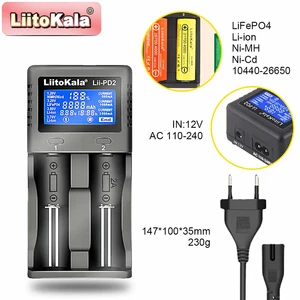 liitokala lii-pd4 lii-pd2 18650 1.2v 3.7vのバッテリー充電器NIMH 26650 21700 18350 18500 14500 AAAA LifePo4バッテリー 10ベストセールスIMR 18650バッテリー-11