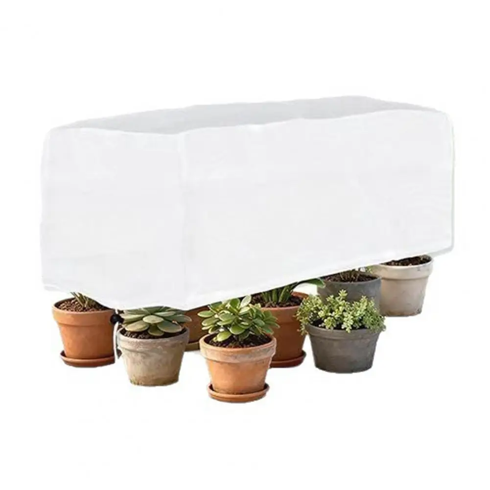 Garden Bed Frost Protection Garden Raised Bed Cover with Insulated Liner Adjustable Drawstring Frost Cloth for Outdoor Plants