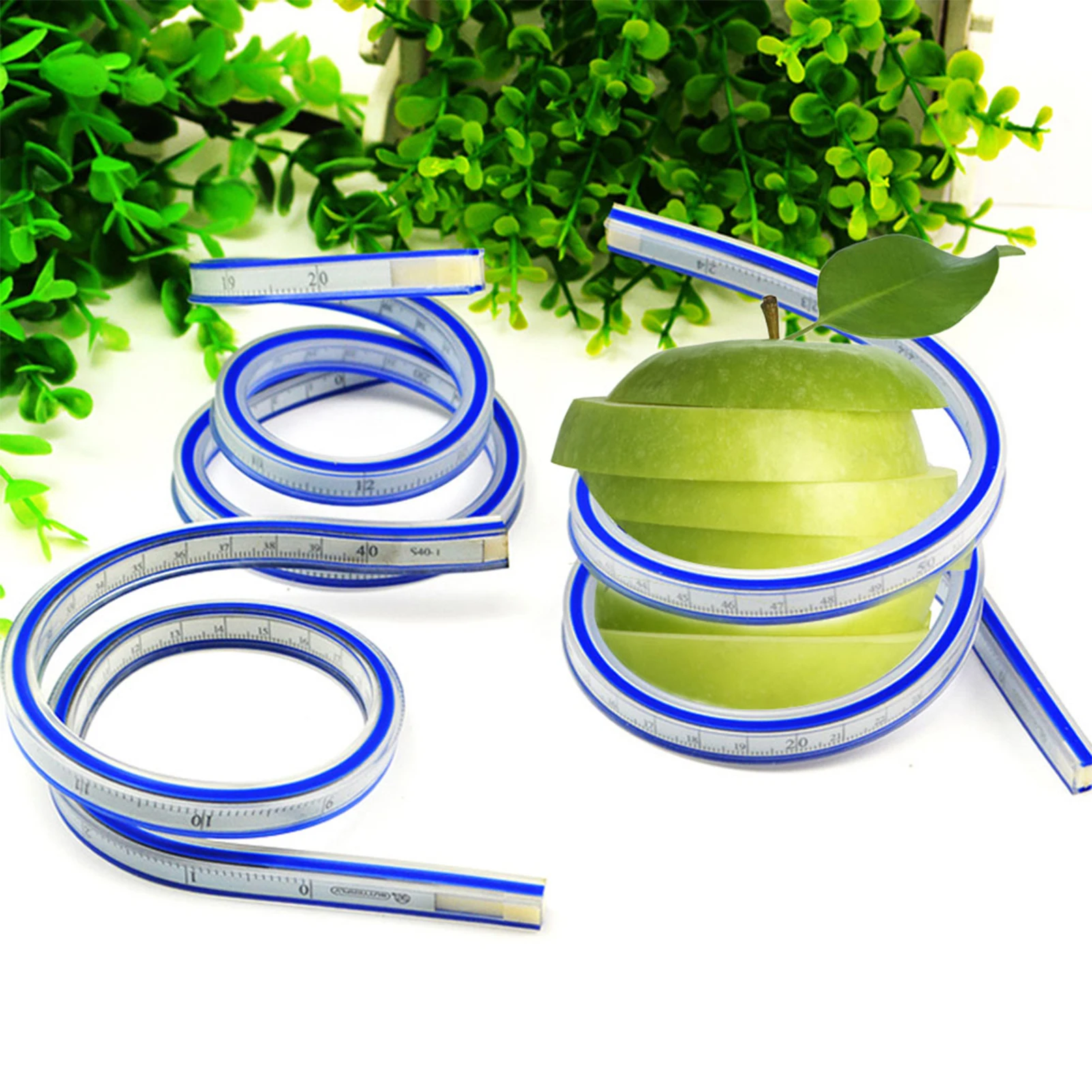 1 pcs Flexible Curve Ruler Drafting Drawing Tool Serpentine Plastic School office supplies 30cm 60cm