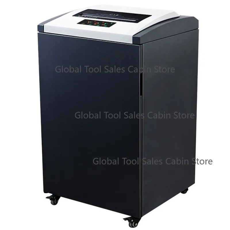 Heavy  Paper Shredder Large Capacity 130L Micro Cut A3/A4 Document CD  Suitable for Industrial Commercial Shred
