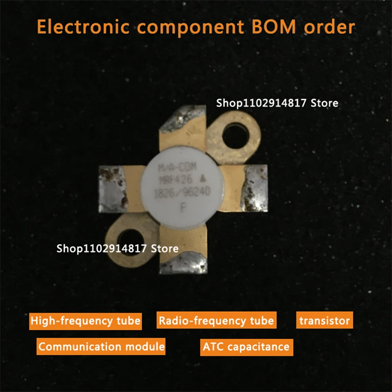 MRF426 original power transistor high-frequency tube microwave tube RF tube power amplifier module ATC capacitor