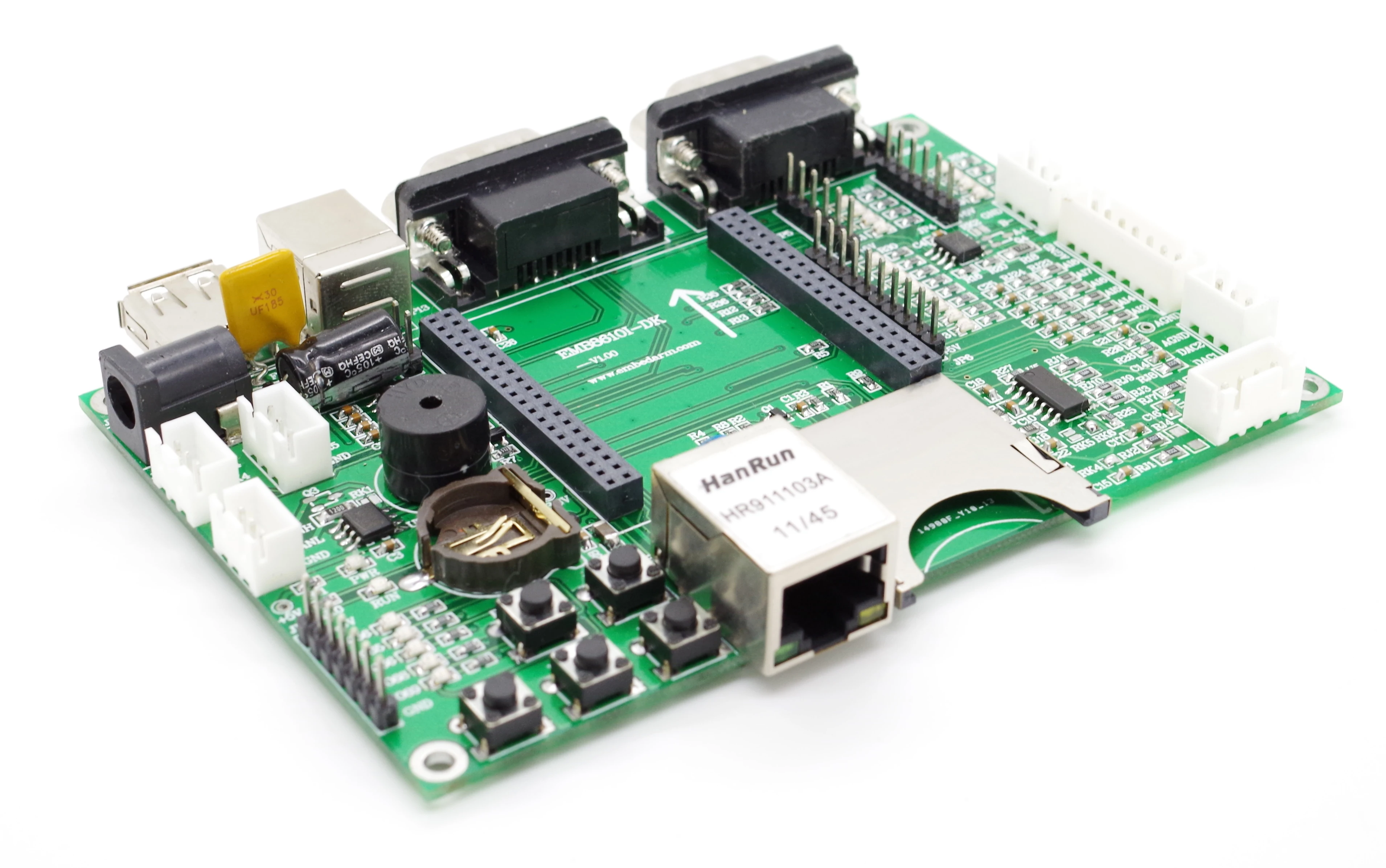 

4-layer Multilayer PCBs with Surface Finish of ENIG,3.2mm Finish Board Thickness BGA Buried blind holes impedance control.