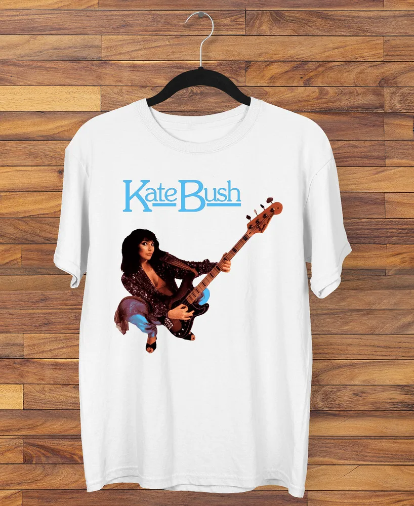 Kate Bush poster White T-shirt short sleeve All sizes S to 345Xl 1F646 Anime pattern clothing high quality 100% cotton sle