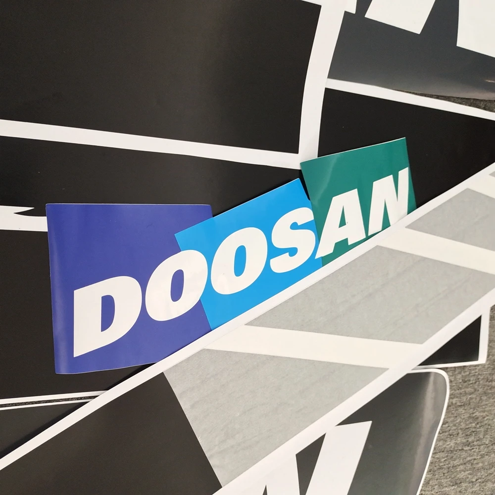 Excavator Accessories Sticker All Car Stickers Vehicle Mark Display Number Letter of Sticker Icon For DOOSAN DX225LCA