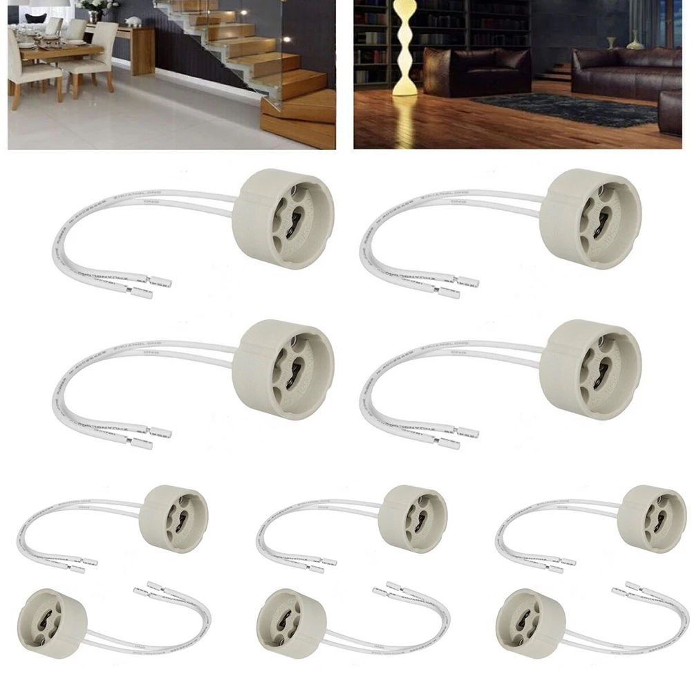 حامل مصباح GU10 10/15 قطعة سلك تركيب موصل لتوصيل 150 مللي متر سلك ضوء ملحق أضواء راحة