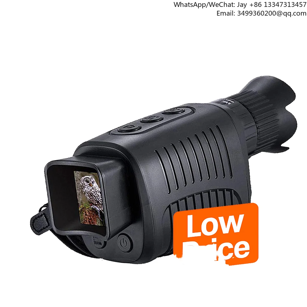 

Инфракрасный монокуляр ночного видения NV3185 HD 1080P с 10-кратным зумом, водонепроницаемый цифровой прицел для активного отдыха, патрулирования на ферме и ночного наблюдения