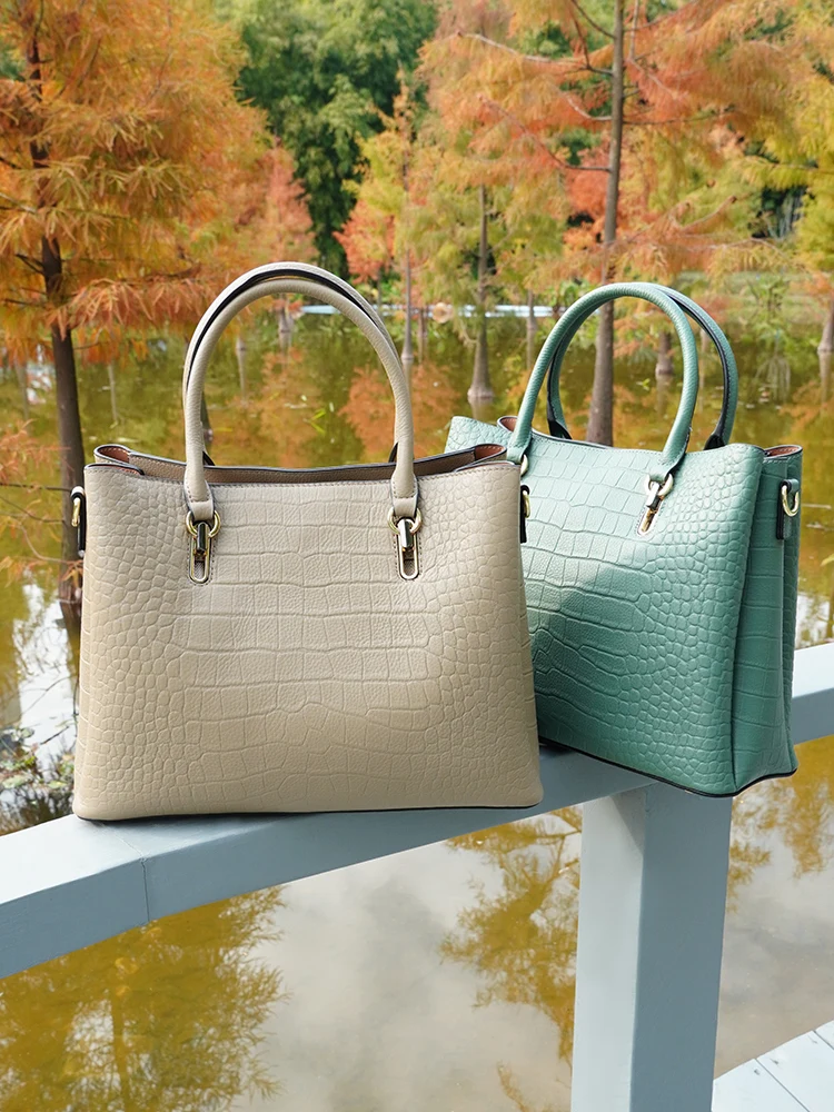 Zency Damen-Handtasche aus ech – Women Bags Green Bewertung und Preis