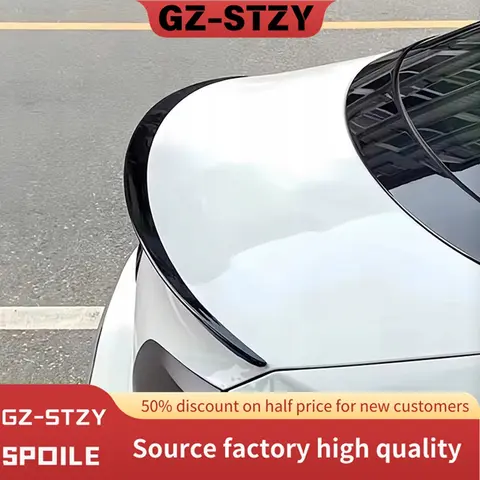 For Volkswagen VW Passat CC 2009-2016 Auto ABS Plastic Unpainted Color Rear Trunk Wing Lip Spoiler Car Accessories