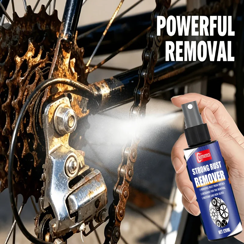 Multi-Purpose Metal Rust Remover Spray | Fast Rust Dissolving, Stain Removal & Shine Restorer | Ideal for Bathroom, Kitchen, Bic