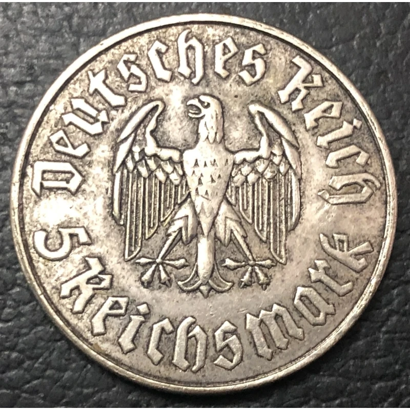 1933 Germany 5 Reichsmark Martin Luther