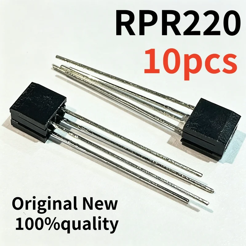 10pcs 100% brand new original RPR220 plug-in diffuse reflection sensor reflection optocoupler infrared photoelectric switch