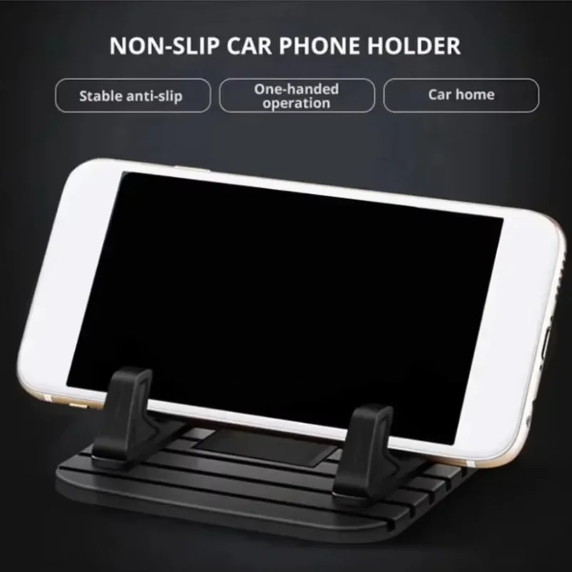 Non-slip Car Phone Holder GPS Navigation Bracket Desktoop Phone Stand For iPhone Samsung Xiaomi Android Smart Phones