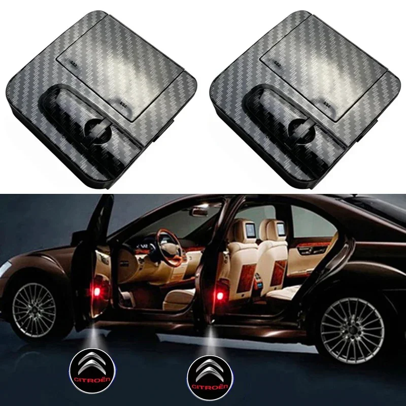 Car door with LED projector car sign blackout light accesorios For Citroen C2 C3 C4 C5 C6 C1 DS3 DS4 DS5 DS7 Xsara Berlingo Saxo