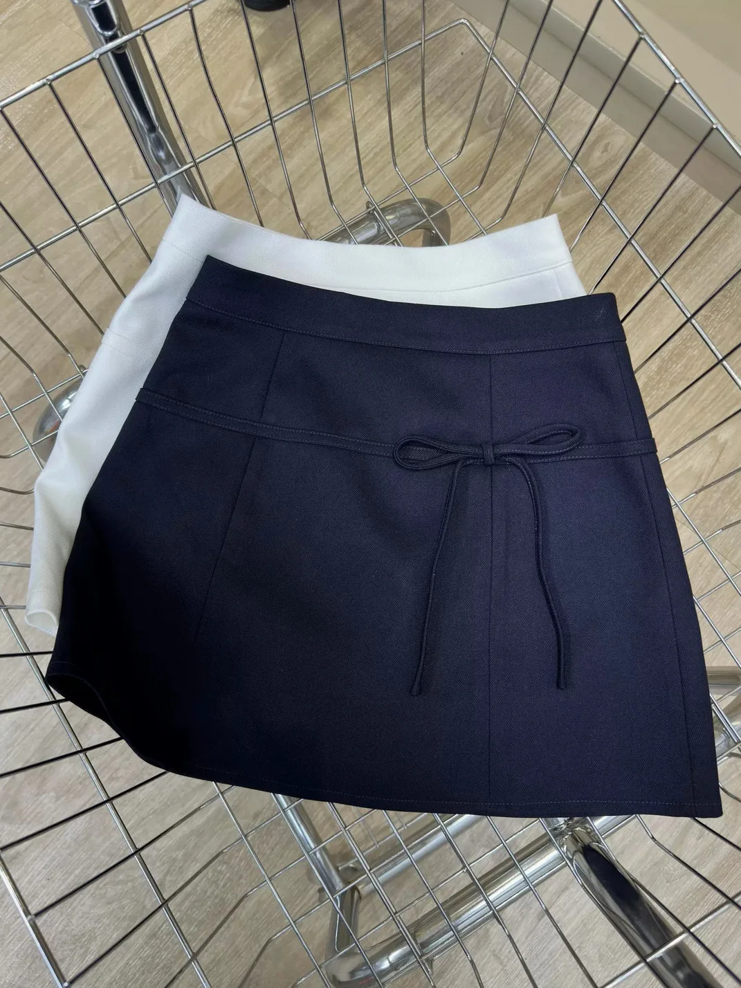 Faldas para mujer a rayas Trendix Borgoña ropa femenina mujeres minifalda empalmada seguridad Hotsweet pantalones a juego Trim contraste