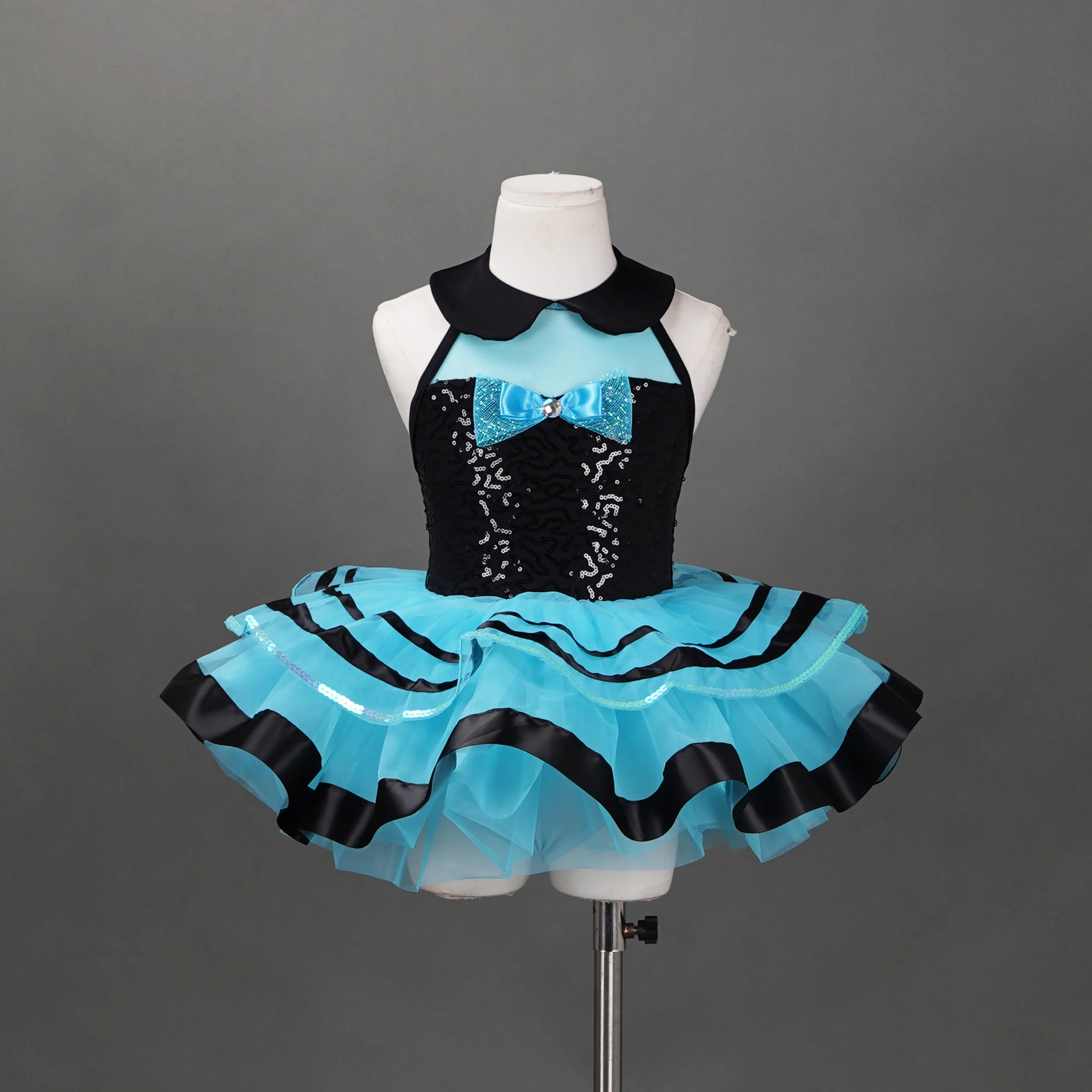 

Новинка! Балетный костюм-пачка для девочек и детей, для соревнований, с пайетками