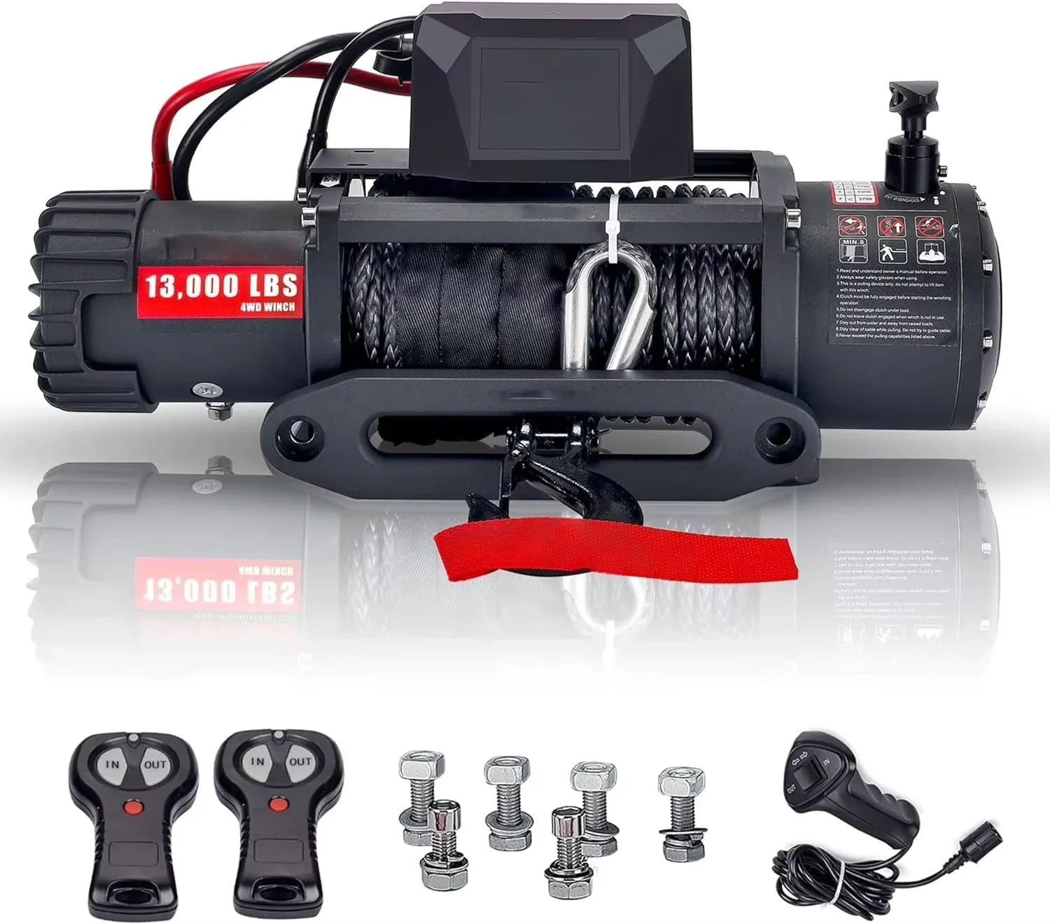 13000 Lbs 12V Elect…