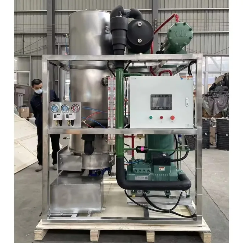 5 Tons 10Tons Tube Ice Machine  Large Capacity Solid/Hollow Tube Ice Maker With CE Certificate Ice Tube Customized