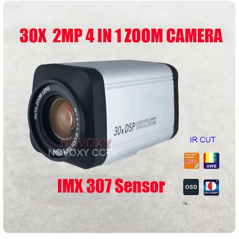 

NOVOXY SK-ART7100CS IMX 307 30x 20X Optical Zoom Camera 1/3 Inch CMOS 1200TVL 1080P 2MP Vari-focal Lens CCTV Security Camera