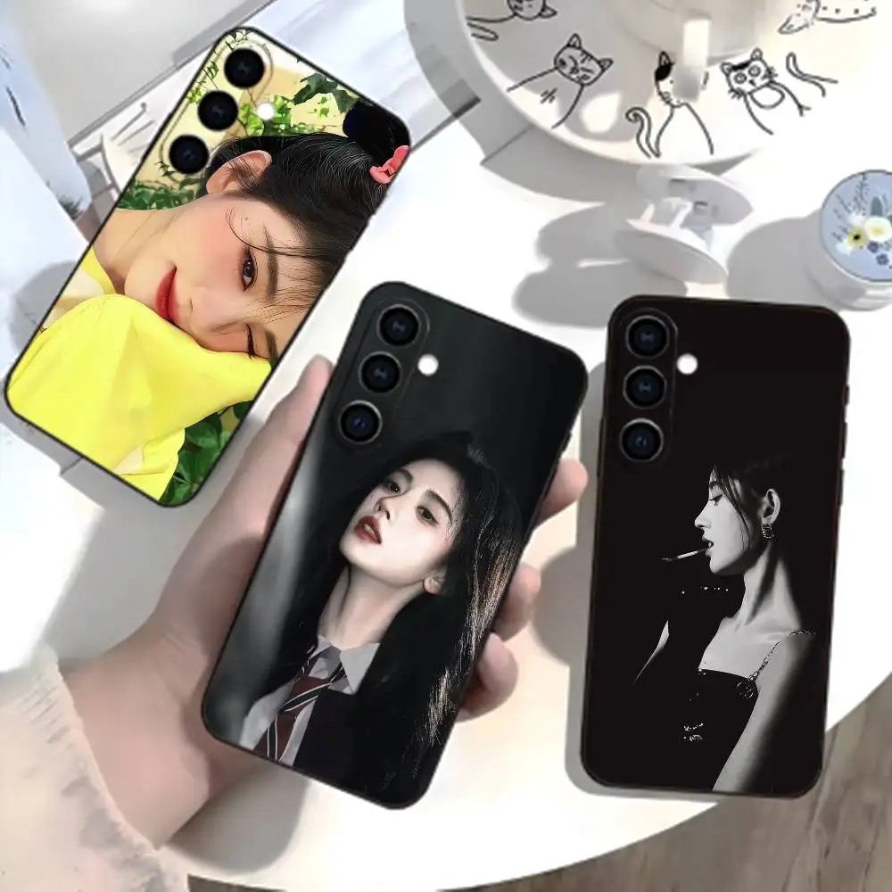 Ju Jingyi Y- Kiku Phone Case For Samsung Galaxy A73,A72,A71,A70,A52,A51 Others Soft Black Cover