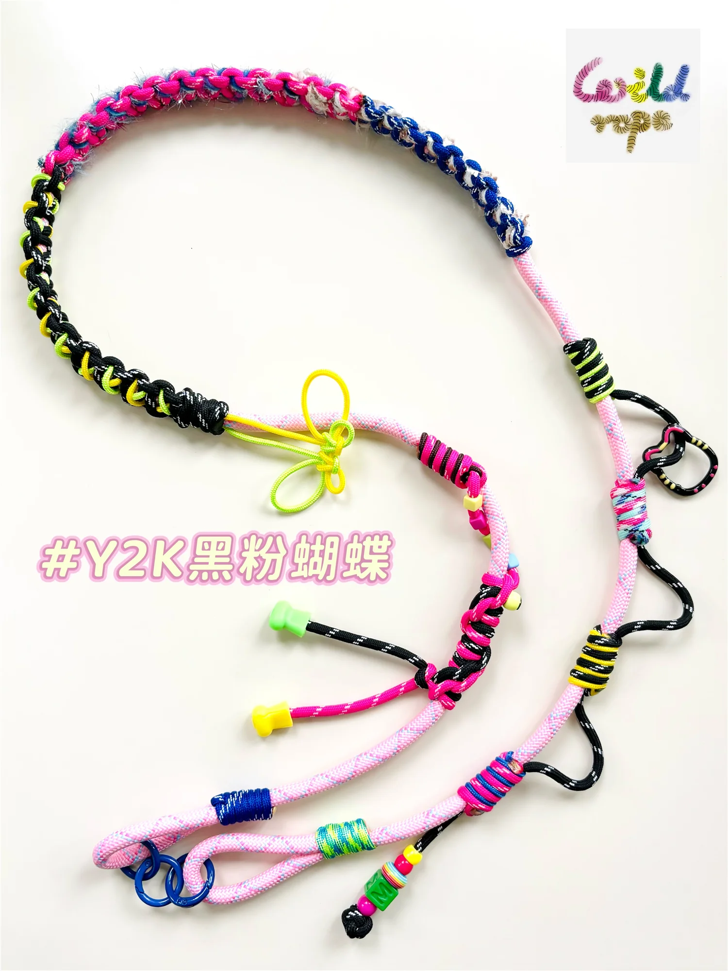 Multicolor Hand-woven Functional Replacement Bag Strap Adjustable Anti-lost Camera Phone Lanyard Shoulder Strap Accessories