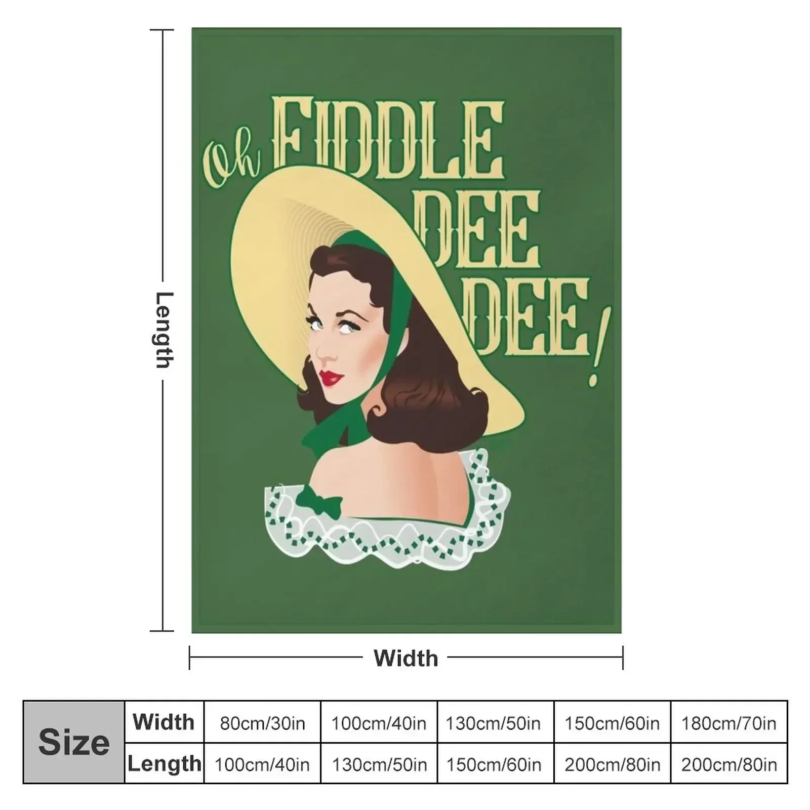 Fiddle-dee-dee! Throw Blanket Bed linens Soft Thin Nap Blankets