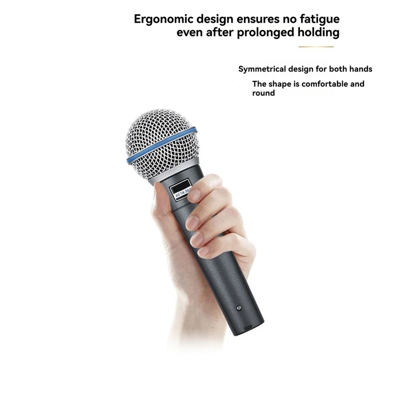 CGDS-BETA 58A Supercardioid Dynamic Microphone Professional Wired Microphone For Karaoke For Stage Singing BBOX Recording