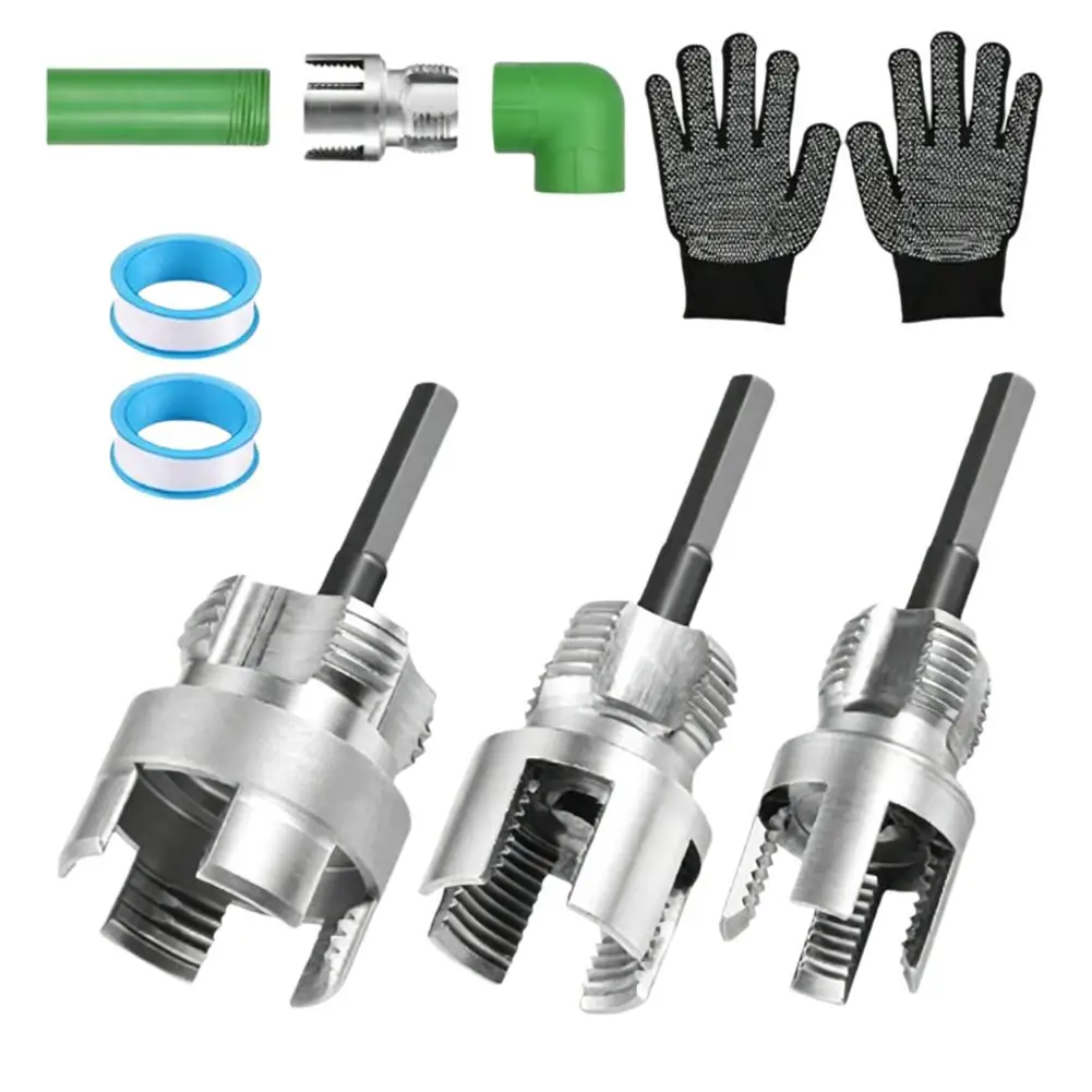 PVC Pipe Threader Kit, 1/2
