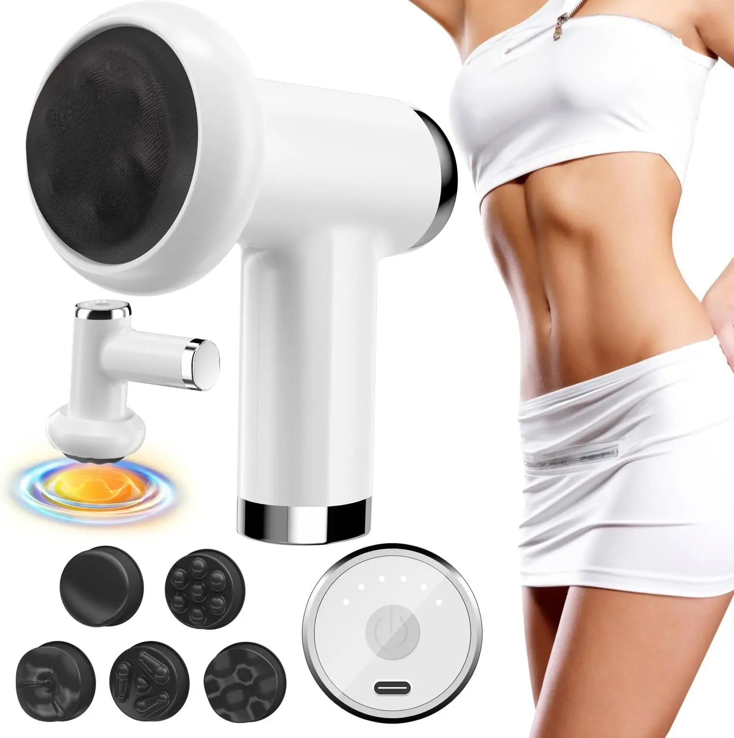 Anti Cellulite Massage Tool, Body Sculpting Machine for Women, Handheld Home Use for Belly Fat,Thighs & Buttocks Sculpting