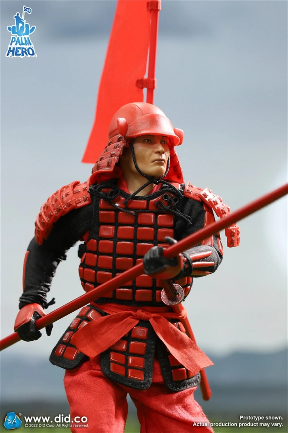 For Sale 1/12th DID XJ80016A Red Version Old Vintage Japan Warrior Soldier Full Set Moveable Action Figure Gift For Fans