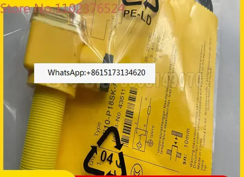 

Датчик приближения NI10-P18SK-AZ3X NI10-P18SK-RZ3X, оригинальный, новый.