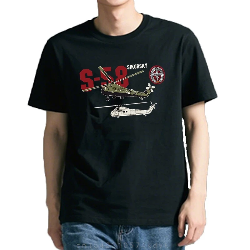 S-58 troupes happator H 34 Sikorsky hélicoptère 22141 armée allemande hélicoptère hommes T-shirt