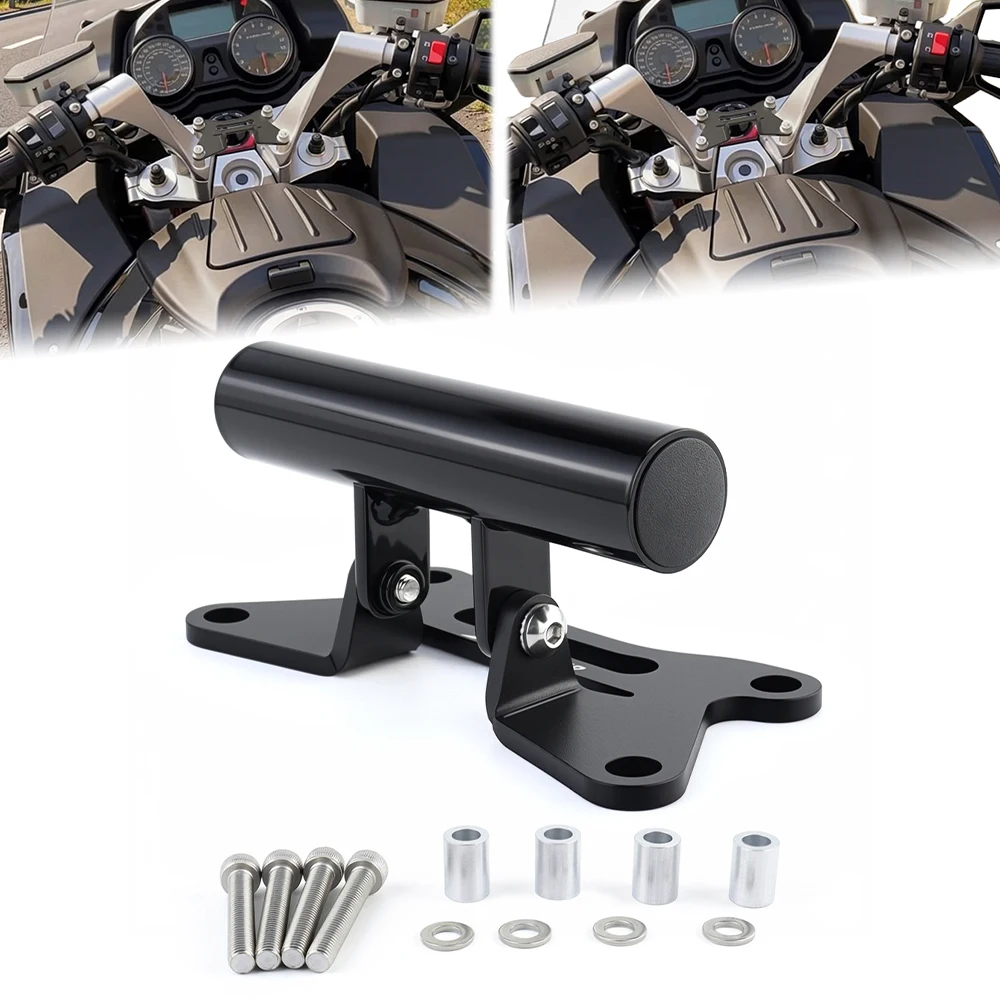 Motorcycle GPS Mount For Kawasaki Concours14 2008-2020 2021 2022 2023 2024 Handlebar Clamp GPS Phone Holder Navigation Bracket