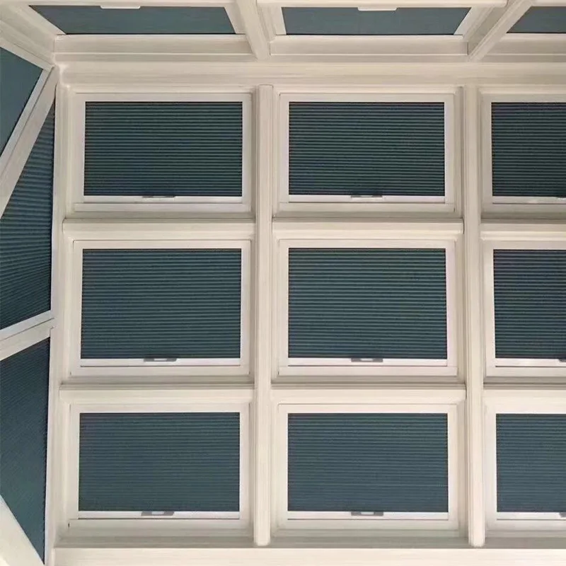 Manual Honeycomb Skylight Blinds Semi-Blackout Curtain Cellular Shades