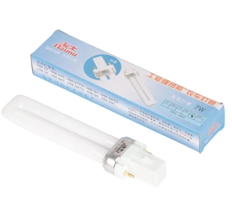 HAIMU BRAND SEWING MACHINE LAMP SEWING MACHINE BULB FIT FOR HAIMU HM-98T MODEL ENERGY-SAVING LAMP TUBE 7W IS 13.5CM 9W IS 16.5CM
