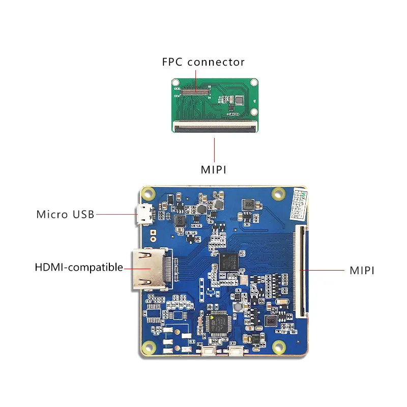 Imagem -05 - Tela Lcd 5.5 Polegadas para Photrozen Shuffle 3d Impressora Resina Dlp Sla Fotocura Placa de Motorista Mipi Protetor de Vidro 4k