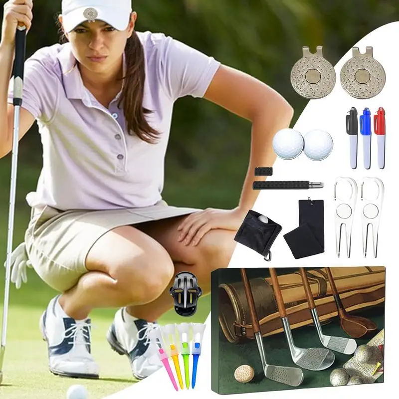 2024 Kerst Golf Adventskalender Golfballen En Tees Golfaccessoires Set Kerst Countdown Kalenders Voor Golfer Geschenken