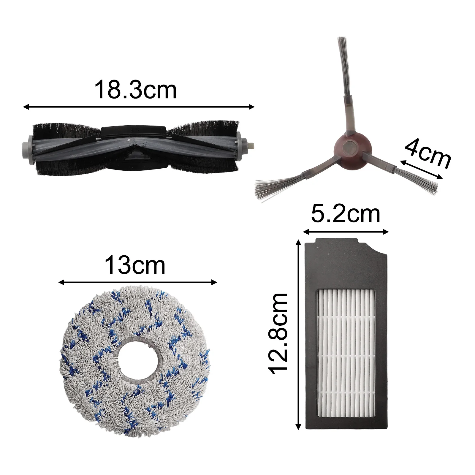

Аксессуары для мешков для пыли Аксессуары для роботов-пылесосов Фильтр 12,8*5,2 см Комплексный набор для чистки Эффективные чистящие средства