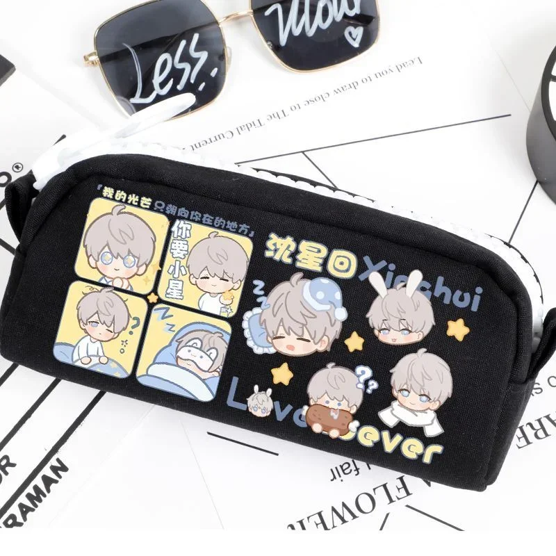 

Big zipper, Black White, Cute, Love and deepspace, Anime Pencil Case Pen Bag,Kids Teens Pencilcase Girls Boys School Supplies