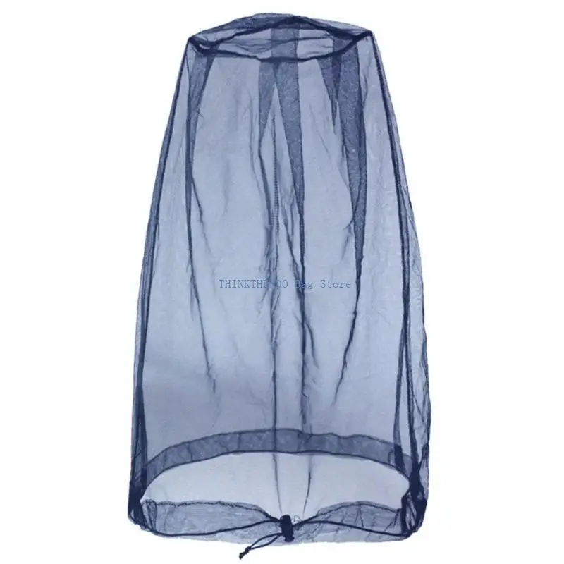 340D Unisex Bugs Shielding Head Net Protective Headwear Antibug Mesh Headcover for Outdoor Enthusiast Fishing Camping Supply