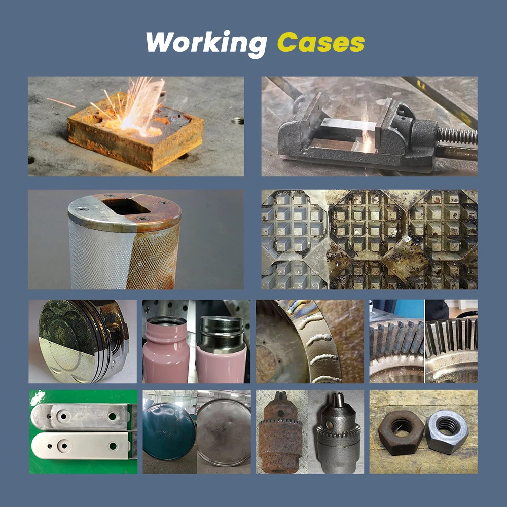 آلة تنظيف ألياف الليزر 1500 واط 3000 واط مصدر ليزر BWT SUP22C رأس تنظيف ليزر محمول للمهنيين في تنظيف المعادن #5