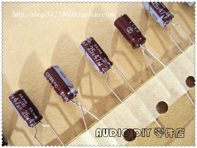 2020 hot sale 30PCS/50PCS ELNA RA2 Series Electrolytic Capacitors for 47uF/25V Audio (Thai Box with Origl Box) free shipping