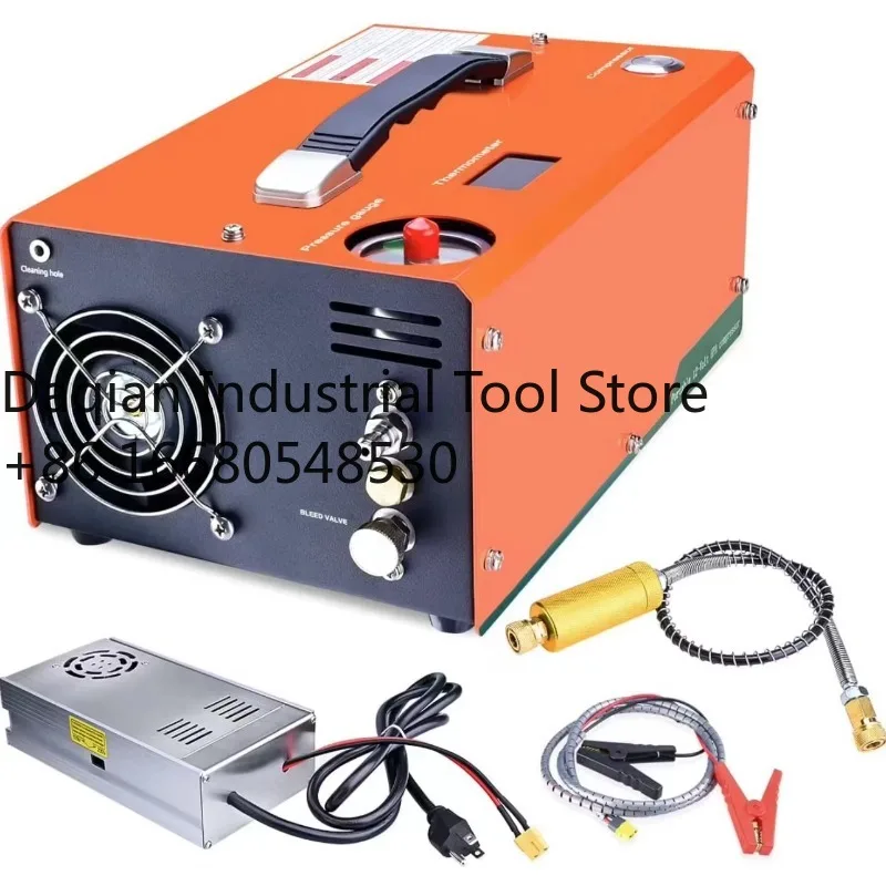 s32PCP Compressor Automatically Shuts Down 4500Psi/30Mpa Oil-free/water-free Set Pressure, External Power Adapter Pcp Pump