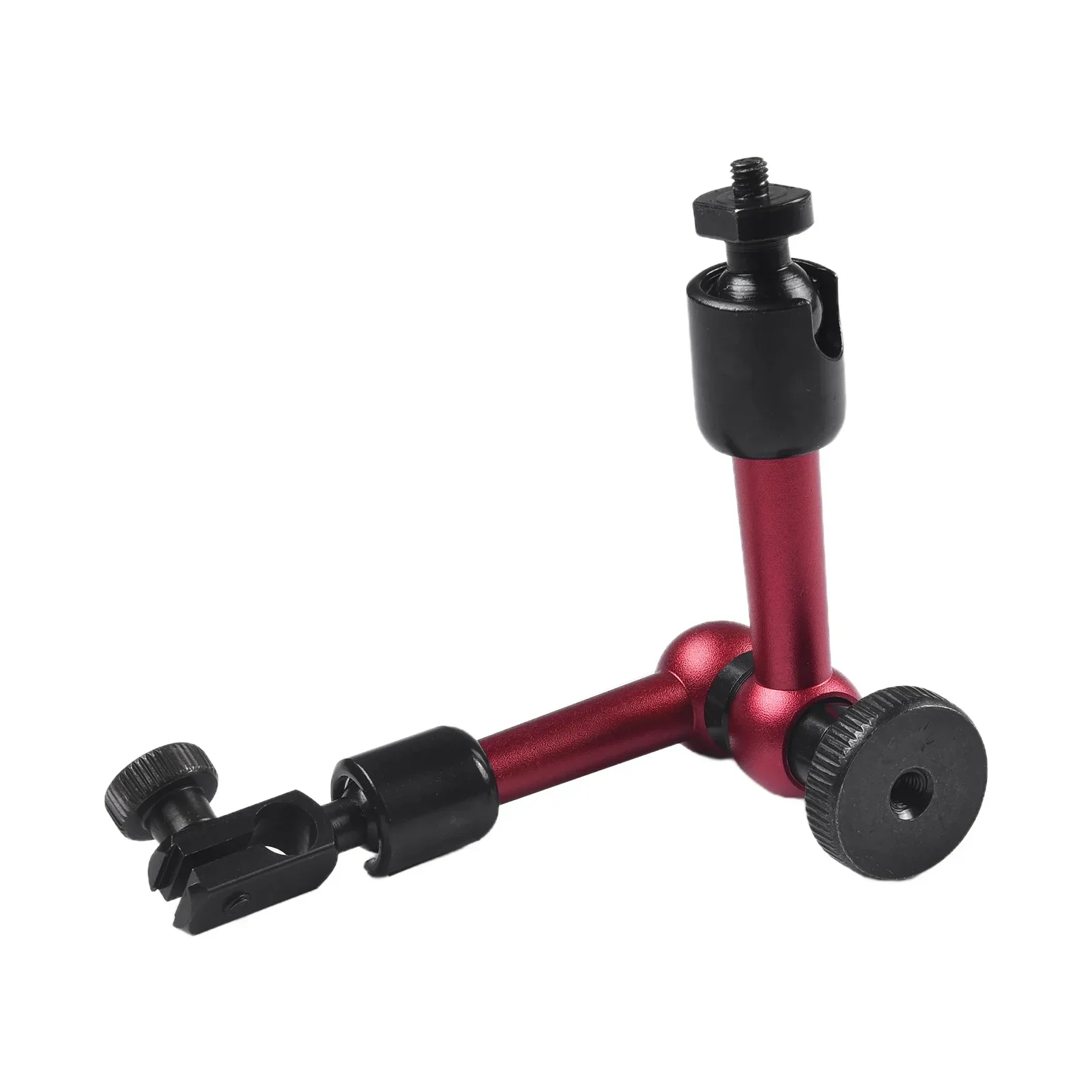 Suporte magnético para teste de discagem, Universal alumínio liga Base Stand, preto e durável, calibre flexível, vermelho