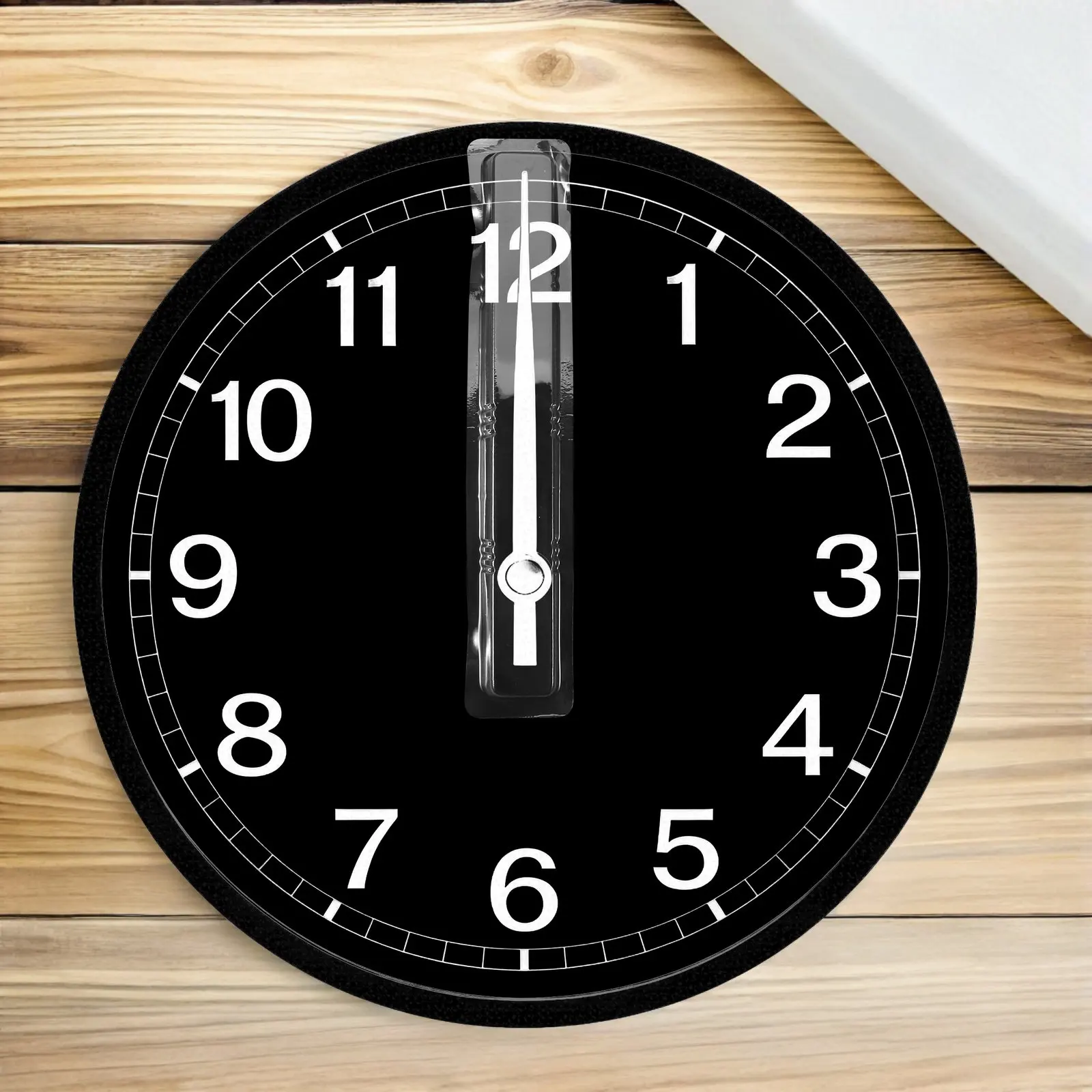 20Pcs Transparent PVC Clock Hands Protective Cover 10.2x1.3x0.8in for Wall Clock Pointer Guard Box Dust Water Safety Storage
