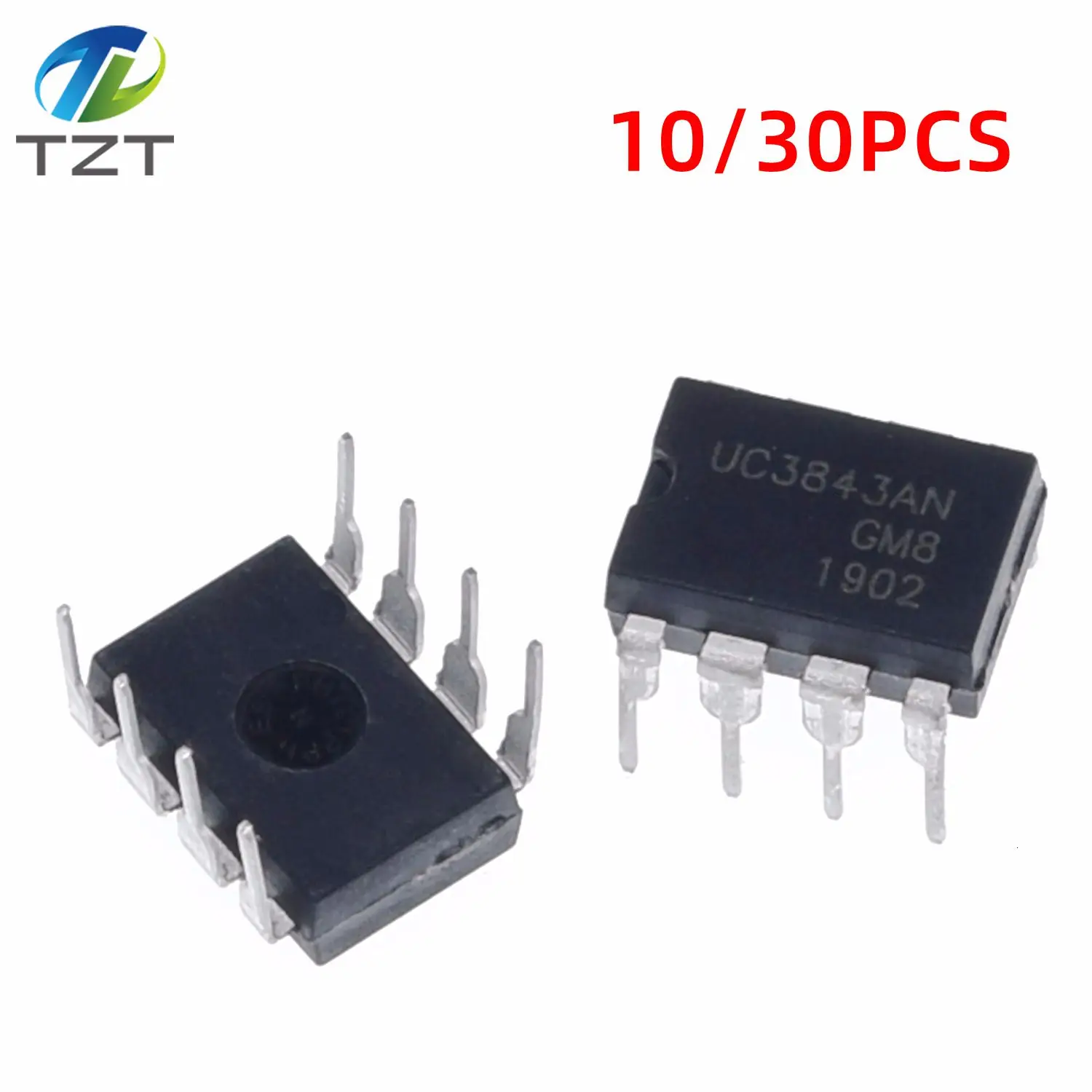DIYTZT 10/30PCS UC3843 Voltage regulator module UC3843B UC3843BN UC3843AN 3843