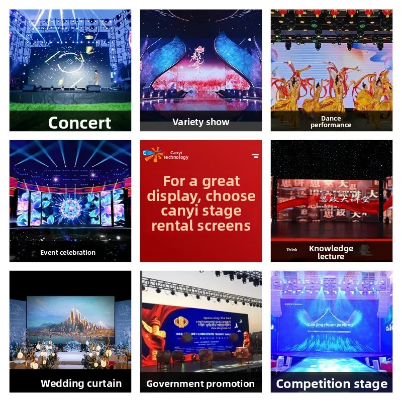 Custom P3.91 Outdoor LED Display, Full Color Advertising Screen for Stage and Events