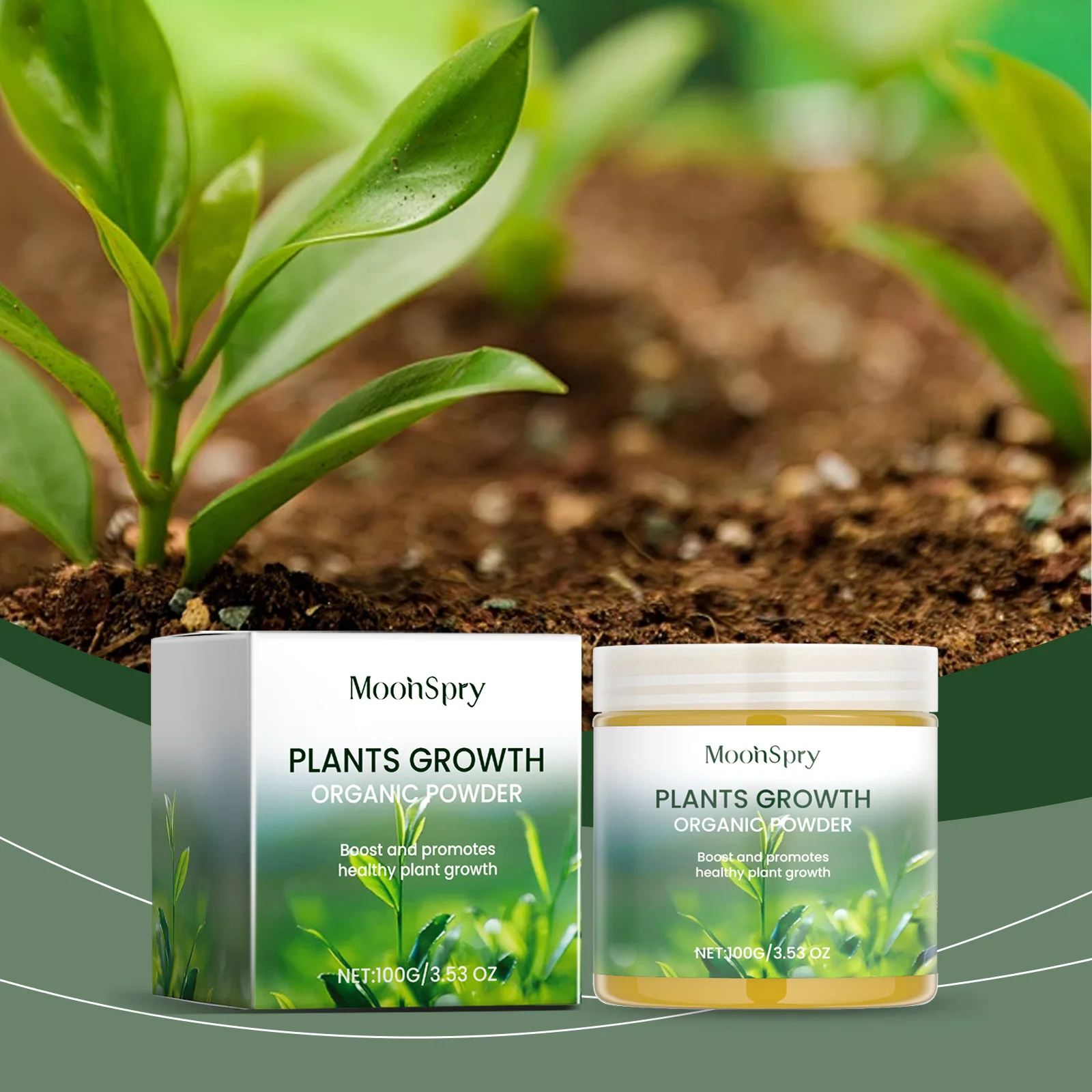 Plant Growth Nutrient Powder, Plant Nutrient Supplement Soil Conditioner, Plant Nutrient Agent for Garden Potted Plants