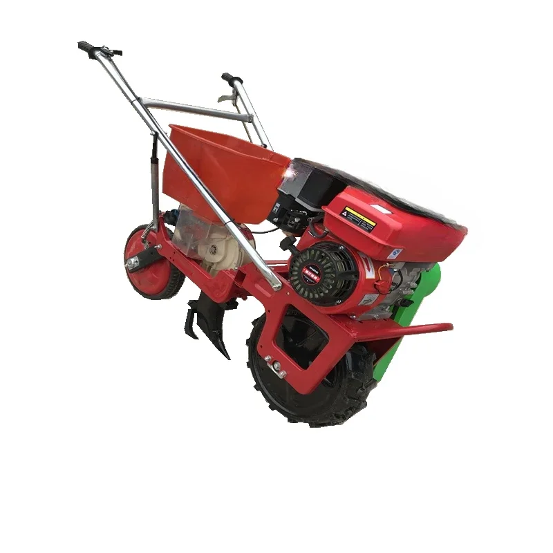 Gasoline seeder, two-legged fertilizer applicator, on-demand corn, soybean, peanut seed fertilizer, co-seeder, lawn mower