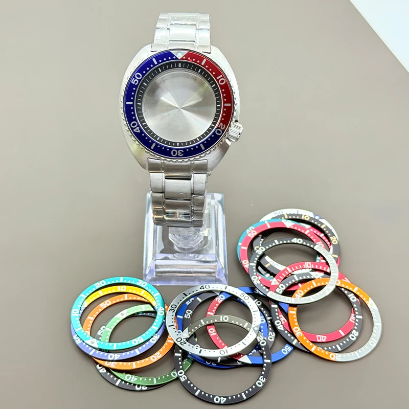 cassa-per-orologio-skx-45mm-nh35-con-vetro-zaffiro-per-mod-nh35-nh36-4r35-7s26-movimenti-srpd-accessori-e-parti-per-orologi-in-acciaio-turtle-abalone